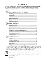 Preview for 3 page of Sinclair ASW-09BI User Manual