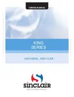 Sinclair KING ASH-09AK Service Manual preview