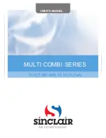 Sinclair MC-D09AI User Manual предпросмотр