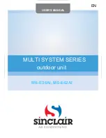 Sinclair MS-E36AI User Manual preview