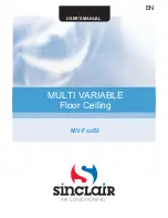 Sinclair MV-F09BI User Manual preview