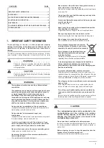 Preview for 3 page of Sinclair SDV4 F Owner'S Manual