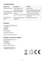 Preview for 12 page of Sinclair SP-75UV User Manual