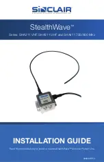 Sinclair StealthWave SHA211 VHF Installation Manual preview