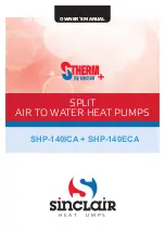 Sinclair Stherm SHP-140ECA Owner'S Manual предпросмотр