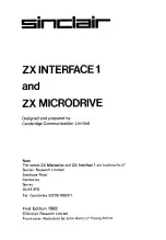 Preview for 2 page of Sinclair ZX INTERFACE 1 User Manual