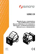 Sincro ER2CAH Use And Maintenance Manual preview