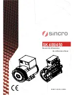 Sincro SK400 Series Use And Maintenance Manual preview