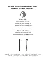 SINED DOCCIA-LUNA-BIANCA Operation And Maintenance Manual preview
