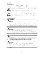 Preview for 3 page of Sinee AC380V/415V User Manual