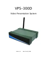 Sinew VPS-300D User Manual предпросмотр