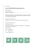 Preview for 2 page of Sinexcel PWS2-30M-EX User Manual