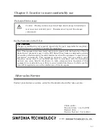 Предварительный просмотр 28 страницы Sinfonia Technology CHC-C320-5 Operation Manual