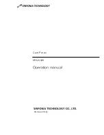 Sinfonia Technology CHC-C320 Operation Manual preview