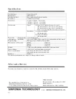 Preview for 20 page of Sinfonia Technology Color Stream S3 CHC-S2245-5 Operation Manual