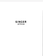 Singer 107W101 Owner'S Manual preview