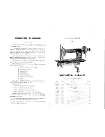 Предварительный просмотр 3 страницы Singer 114W100 Parts List