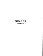 Singer 114W101 Parts List preview