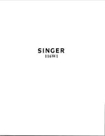 Singer 116W1 Parts List preview