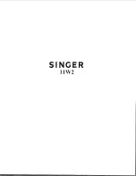 Singer 11W2 Instructions For Using Manual preview