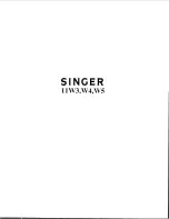 Singer 11W3 Instructions For Using Manual preview