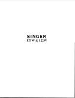 Singer 121W Instructions For Using Manual preview