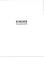 Preview for 1 page of Singer 123W Instructions For Using Manual