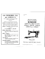 Preview for 2 page of Singer 12K221 - 1 Manual