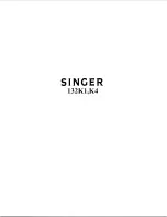 Singer 132K1 Parts List preview