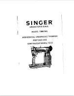 Предварительный просмотр 1 страницы Singer 138B7MG Operator'S Manual