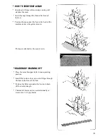 Preview for 37 page of Singer 14 U44B/244B Operator'S Manual