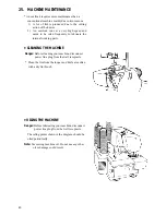 Preview for 42 page of Singer 14 U44B/244B Operator'S Manual