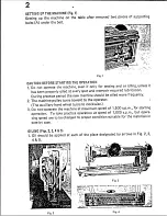 Preview for 5 page of Singer 144B8BL-20 Operating Instructions Manual