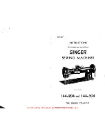 Preview for 2 page of Singer 144W204 Instructions For Using And Adjusting