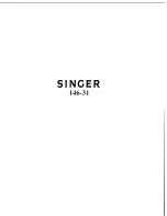 Preview for 1 page of Singer 146-31 Instructions For Using And Adjusting