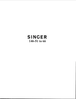 Singer 146-51 Parts List preview