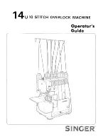 Preview for 1 page of Singer 14U Operator'S Manual