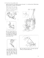 Preview for 17 page of Singer 14U Operator'S Manual