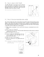 Preview for 29 page of Singer 14U Operator'S Manual