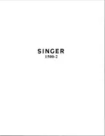 Singer 1500-2 Parts List preview