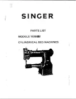 Singer 153B8BV Parts List preview