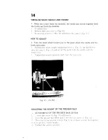 Preview for 18 page of Singer 155B8BV Operator'S Manual