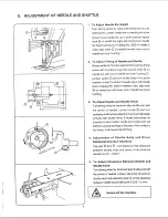 Preview for 6 page of Singer 1669U 101 Service Manual