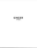 Singer 17W15 Instructions Manual preview