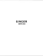 Singer 180W202 Parts List preview