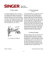 Preview for 6 page of Singer 20-2 Instruction Manual