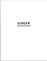 Singer 20U51 Illustrated Parts List предпросмотр