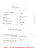 Предварительный просмотр 2 страницы Singer 211U157 Service Manual