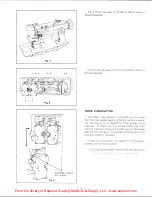 Предварительный просмотр 5 страницы Singer 211U157 Service Manual