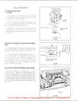 Предварительный просмотр 12 страницы Singer 211U157 Service Manual